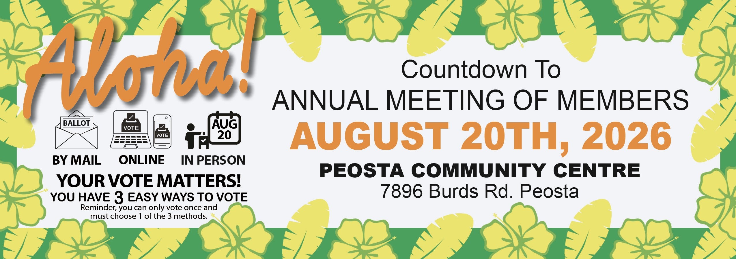 Annual meeting Website Banner
